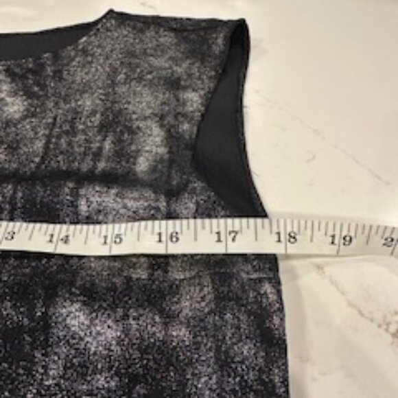 VINTAGE MICHAEL KORS COLLECTION Metallic Silk Sheath Dress – Made in Italy – 6 - Picture 12 of 14